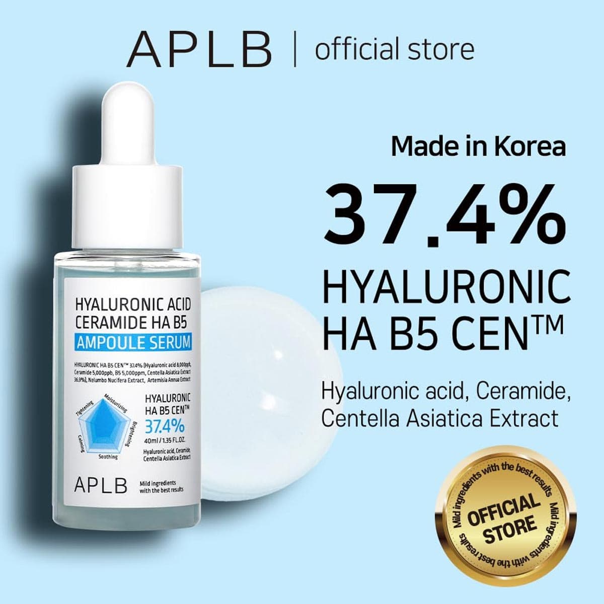 APLB Hyaluronic Acid Ceramide HA B5 Ampoule Serum