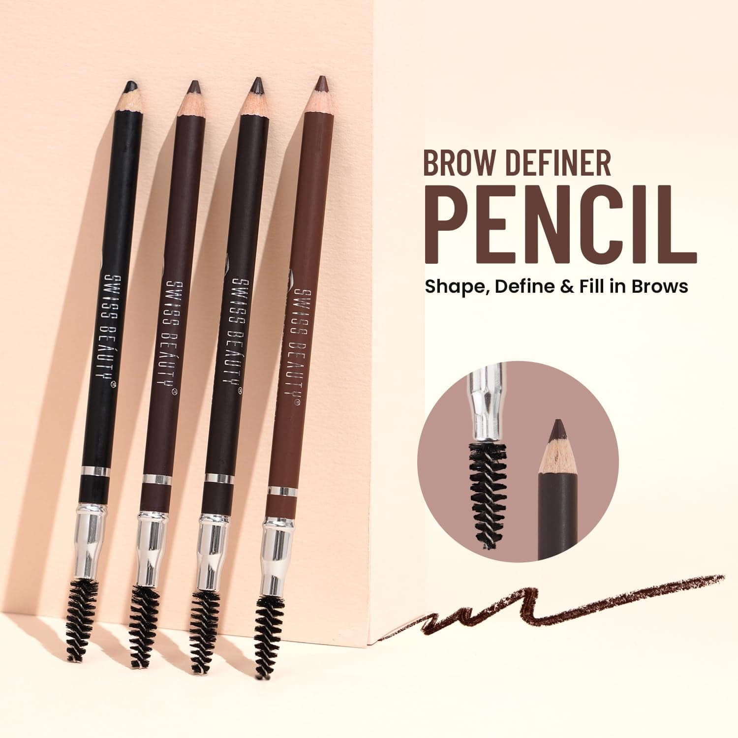 Swiss Beauty Eyebrow Waterproof Pencil