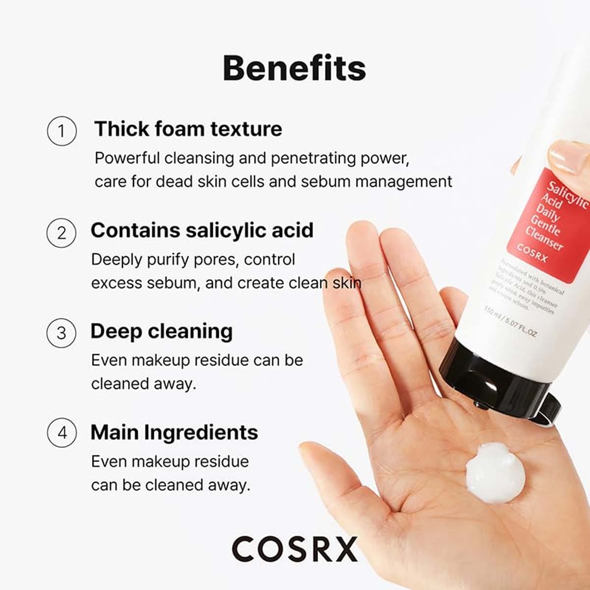 Cosrx Salicylic Acid Daily Gentle Cleanser