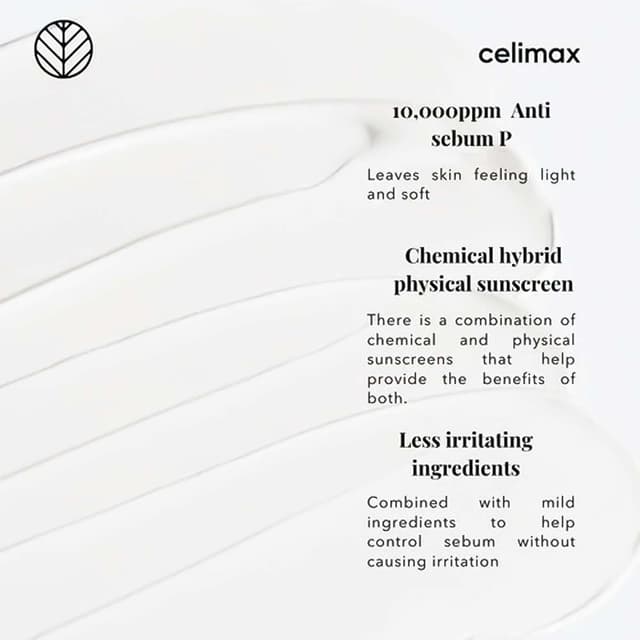 Celimax Oil Control Light Sunscreen SPF 50+ PA++++
