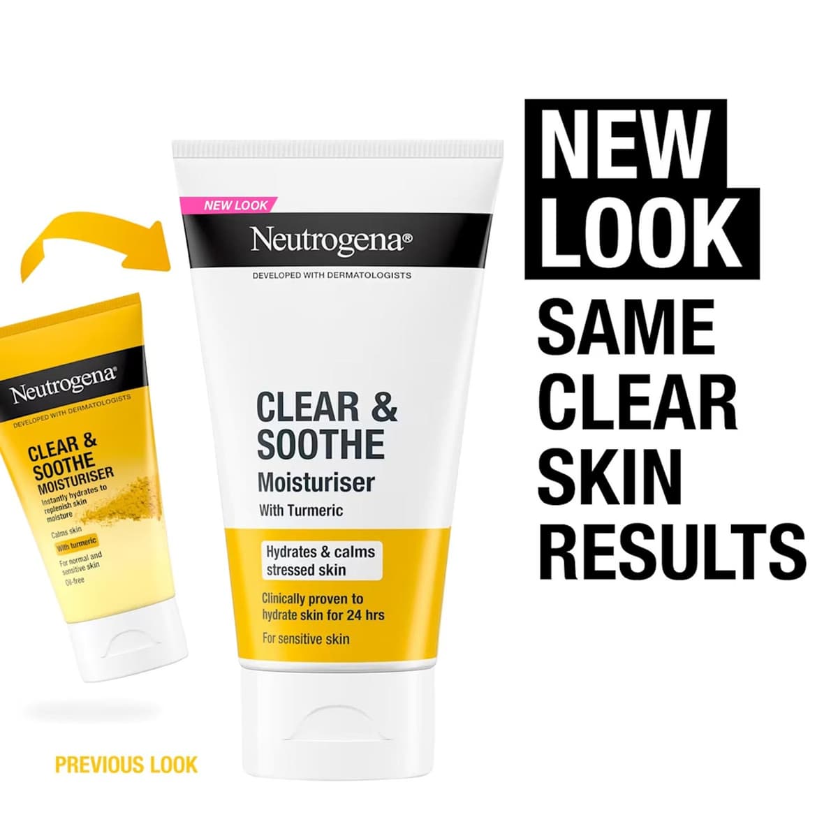 Neutrogena® Clear & Soothe Moisturiser with Turmeric