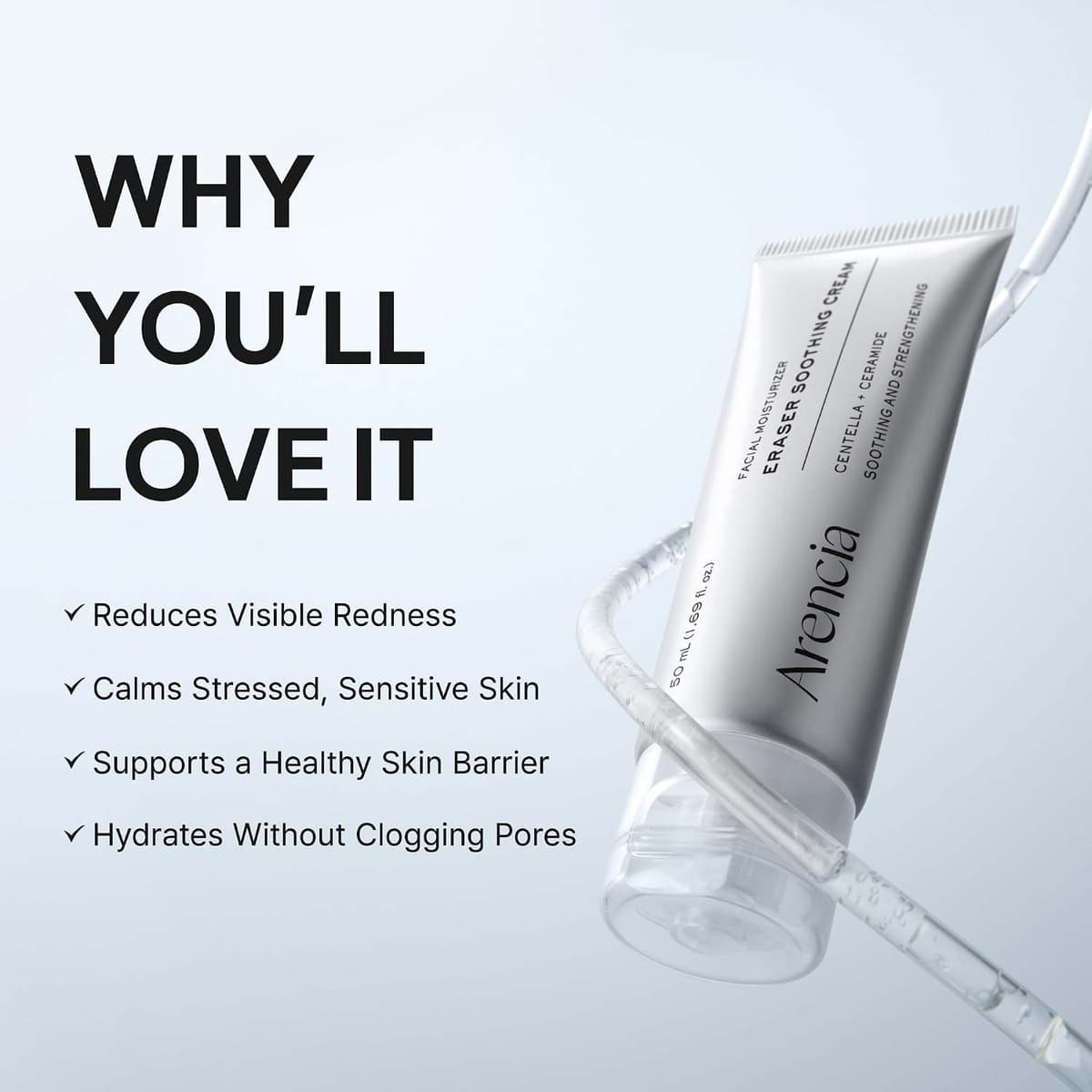 Arencia Eraser Soothing Facial Moisturizer Cream