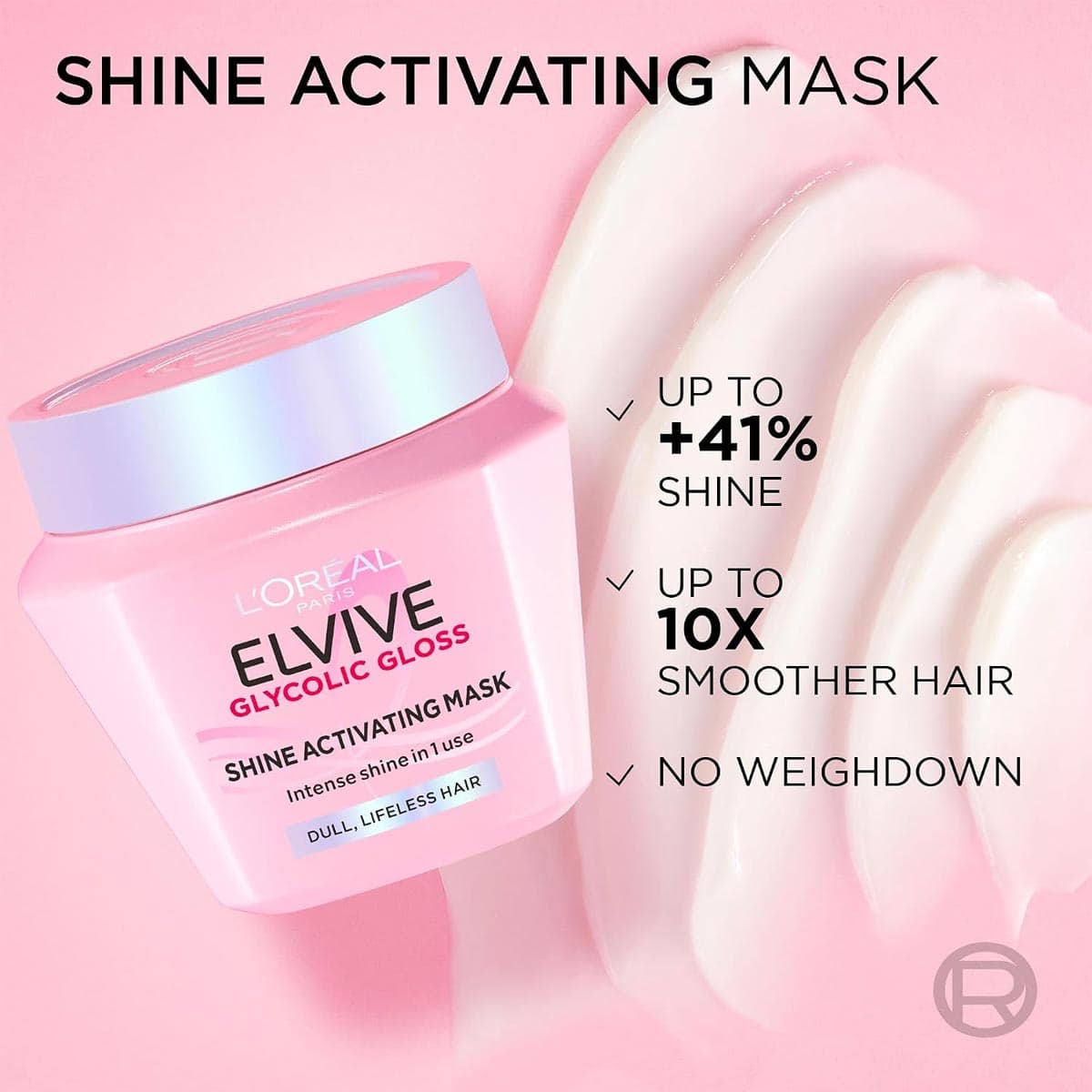 Loreal Elvive Glycolic Gloss Shine Activating Mask