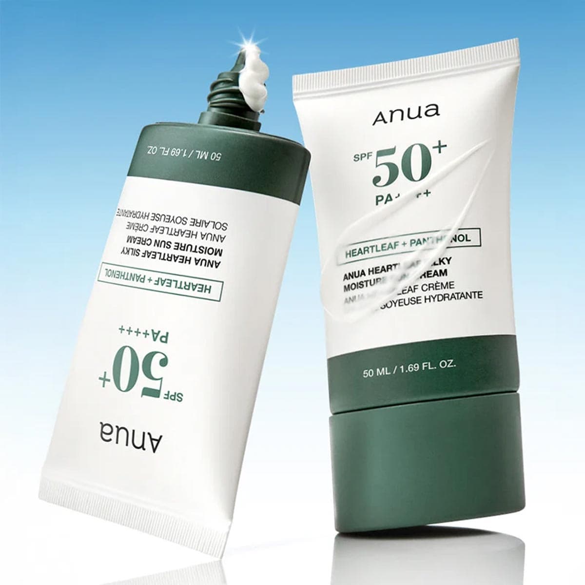 Anua Heartleaf Silky Moisture Sun Cream SPF 50+ PA++++
