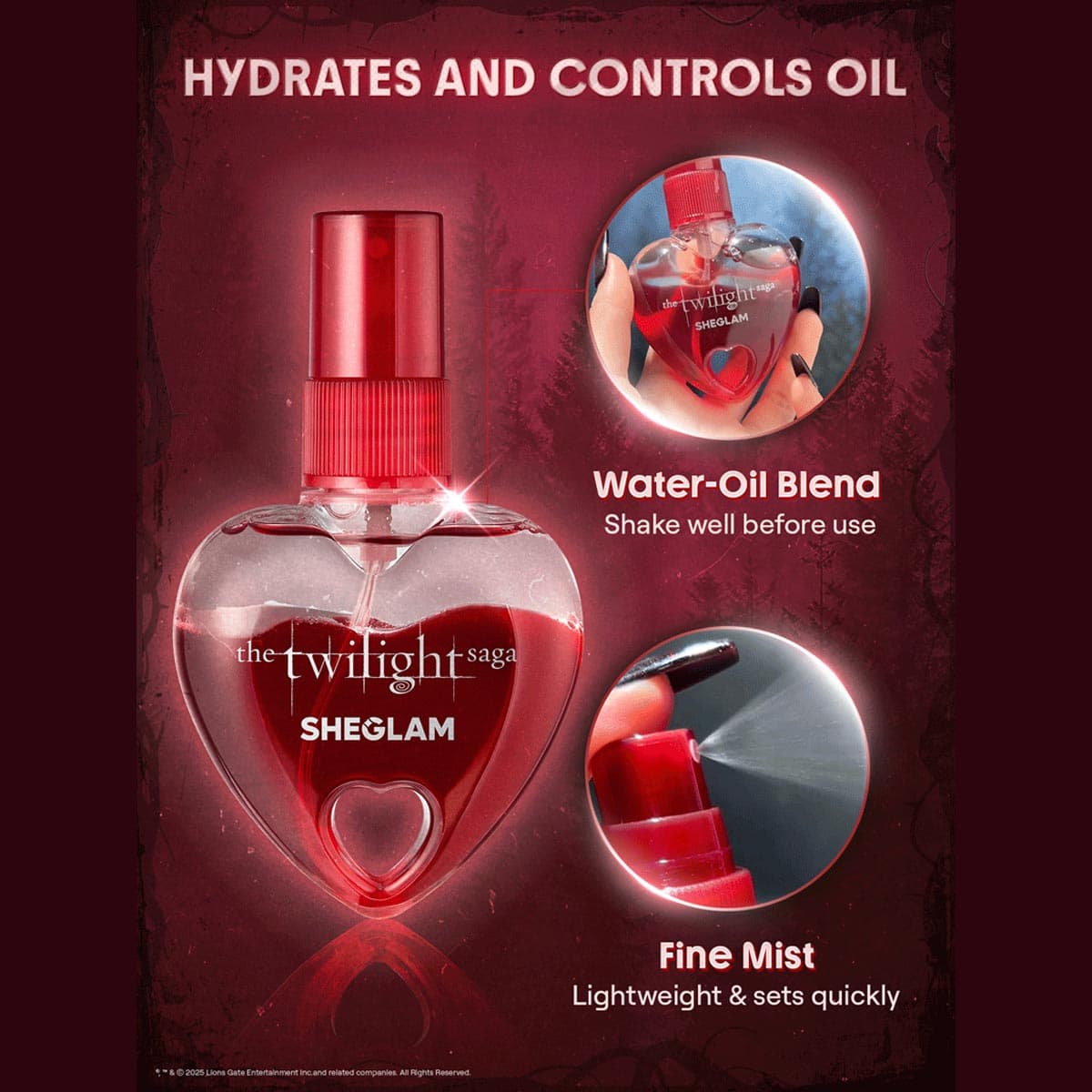 Sheglam The Twilight Saga Forever Setting Spray