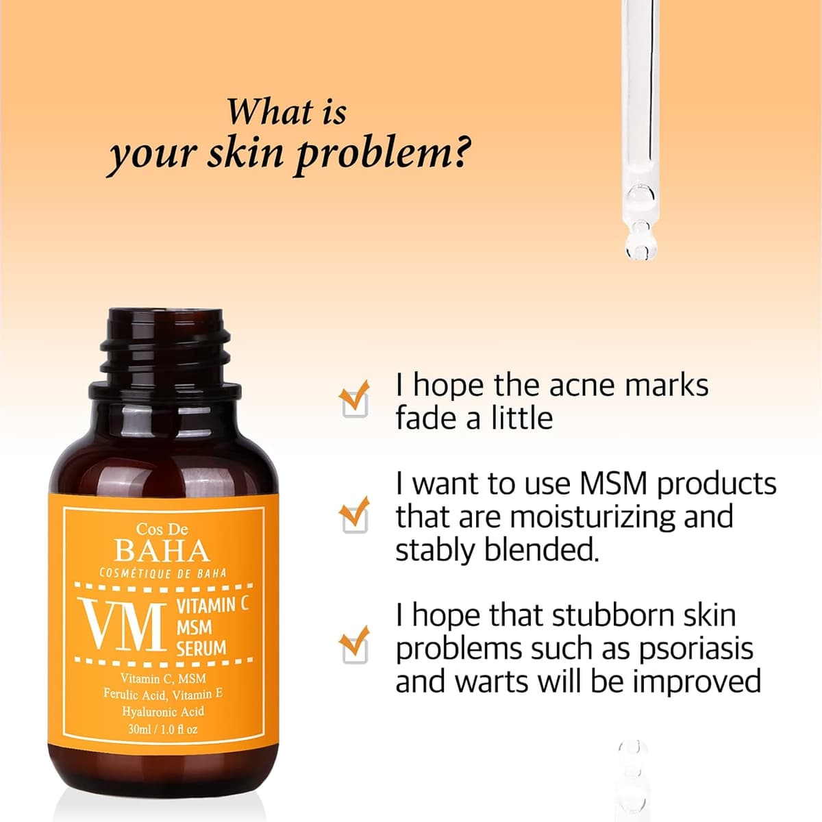 Cos De Baha Vitamin C MSM Serum (VM)