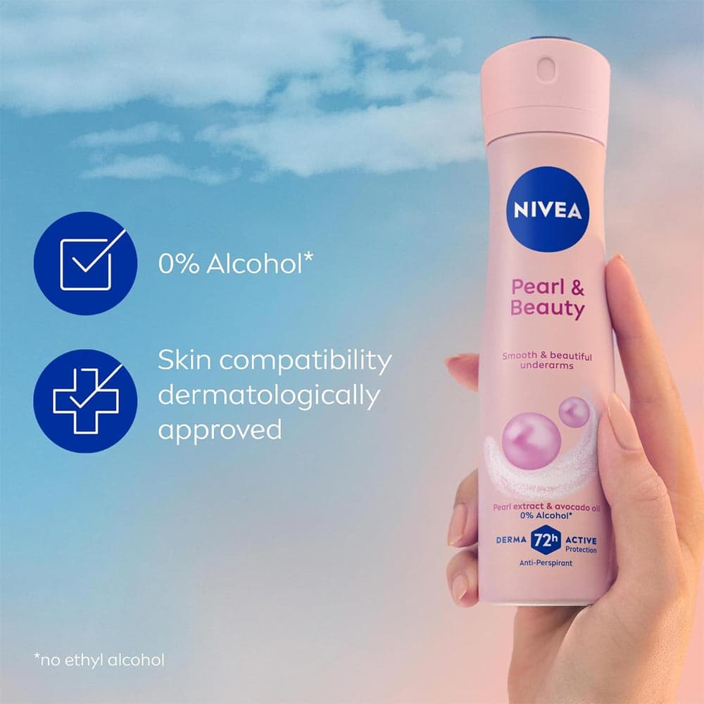 Nivea Pearl & Beauty Smooth & beautiful Underarms 72h Anti-Perspirant Spray