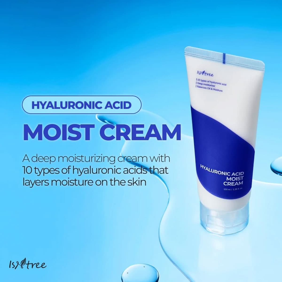 Isntree Hyaluronic Acid Moist Cream Face Moisturiser