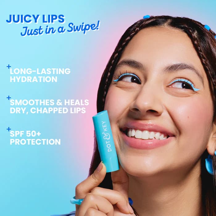 Dot & Key SPF 50+ Barrier Repair Hydrating Lip Balm (Blueberry Bliss)