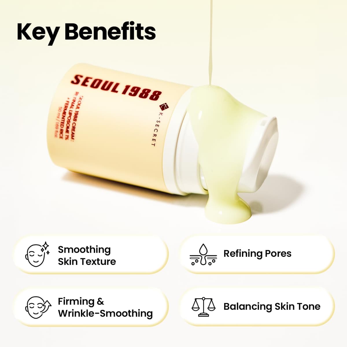 K SECRET SEOUL 1988 Cream : Retinal Liposome 1% + Fermented Rice