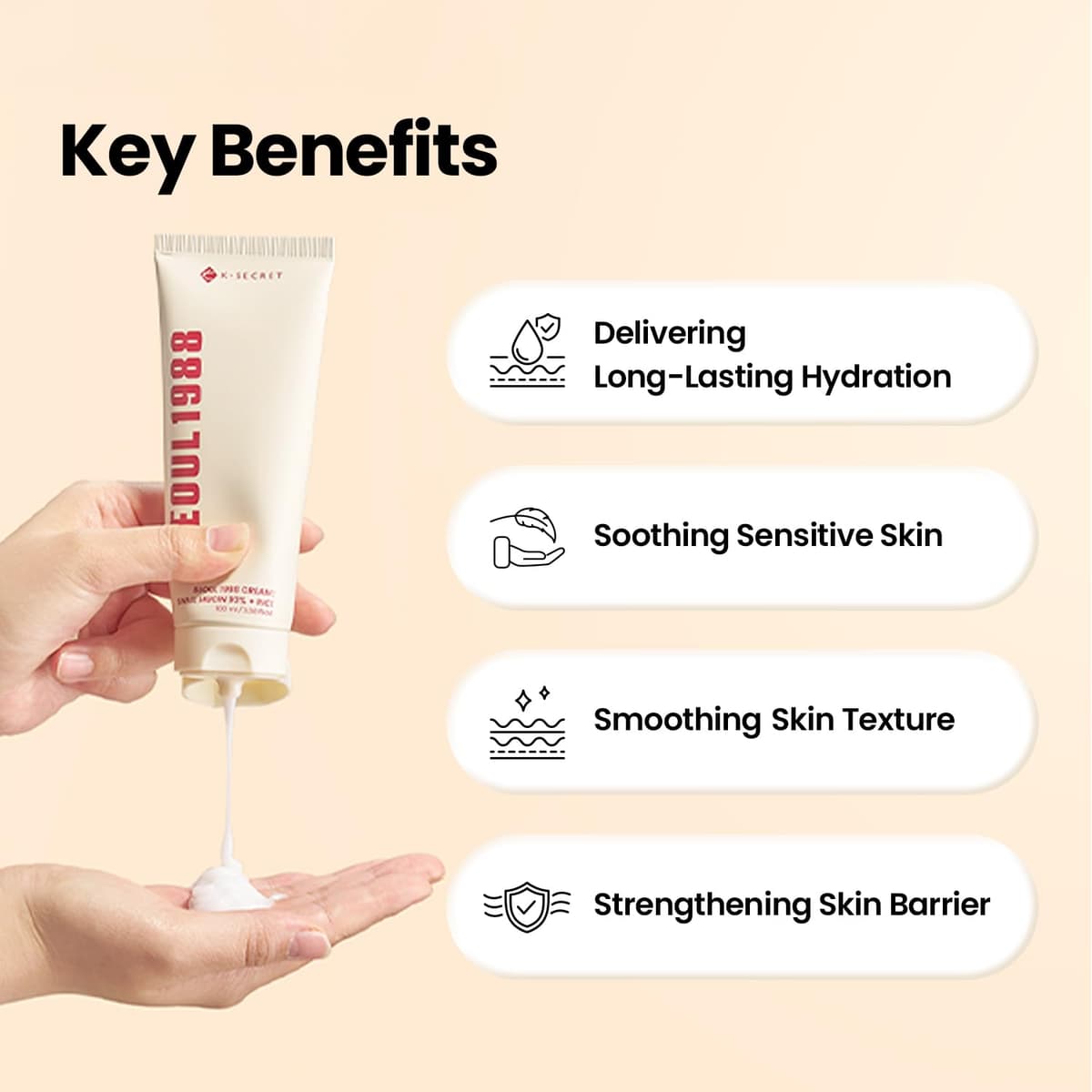 K SECRET SEOUL 1988 Cream : Snail Mucin 93% + Rice
