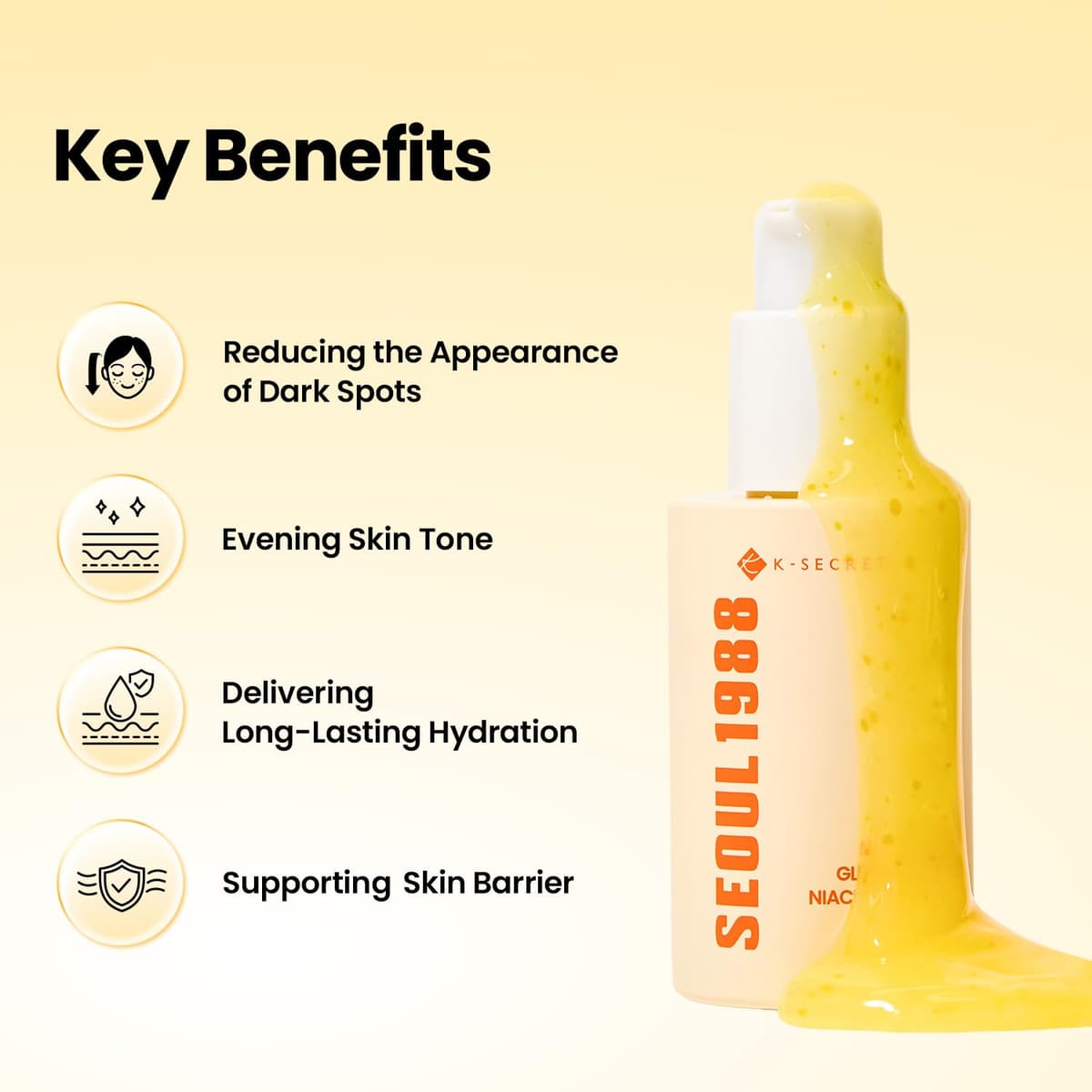 K SECRET SEOUL 1988 Glow Serum: Niacinamide 15% + Yuja