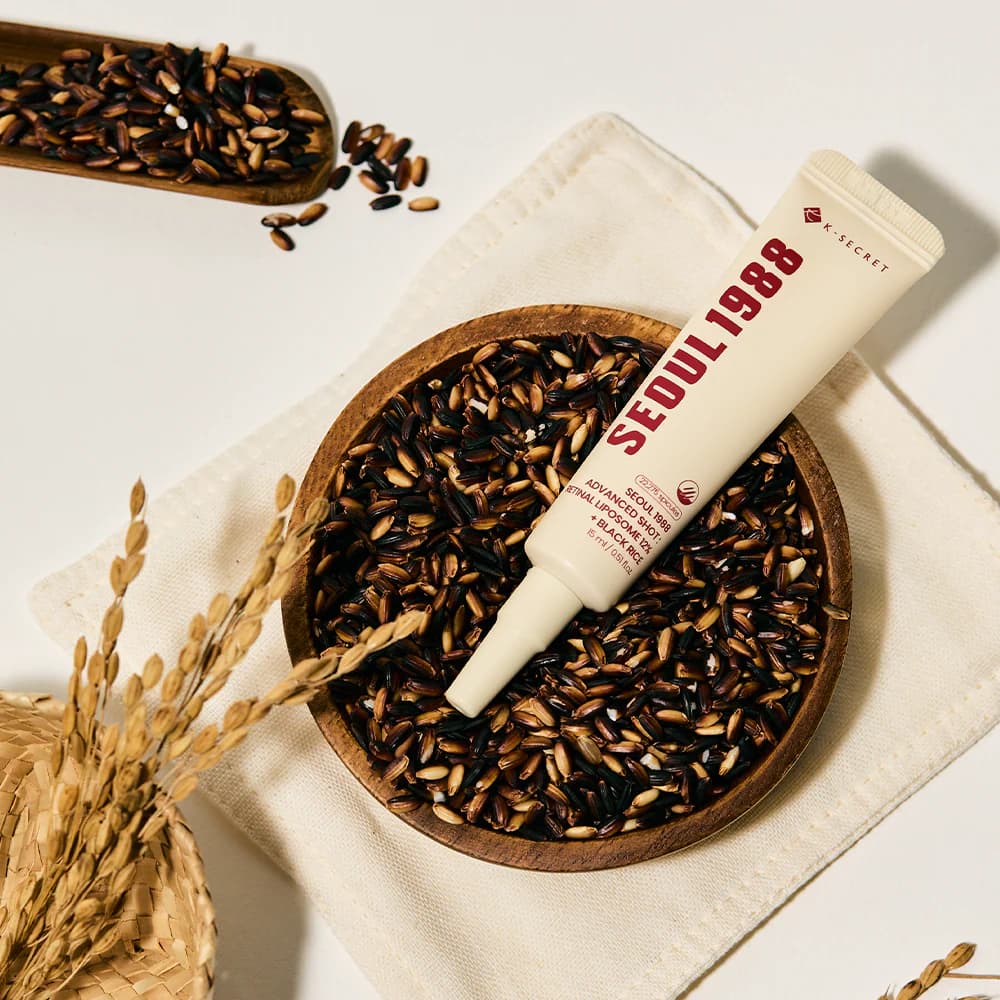 K SECRET SEOUL 1988 Advanced Shot: Retinal Liposome 12% + Black Rice