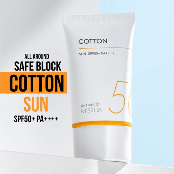 MISSHA All Around Safe Block Cotton Sun SPF 50+ PA++++