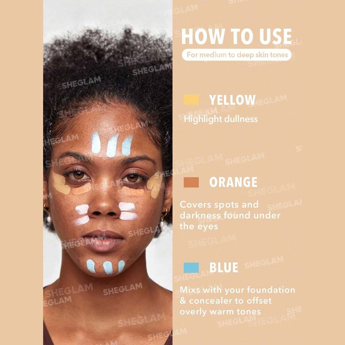 Sheglam Like Magic Color Correcting Concealer - Orange