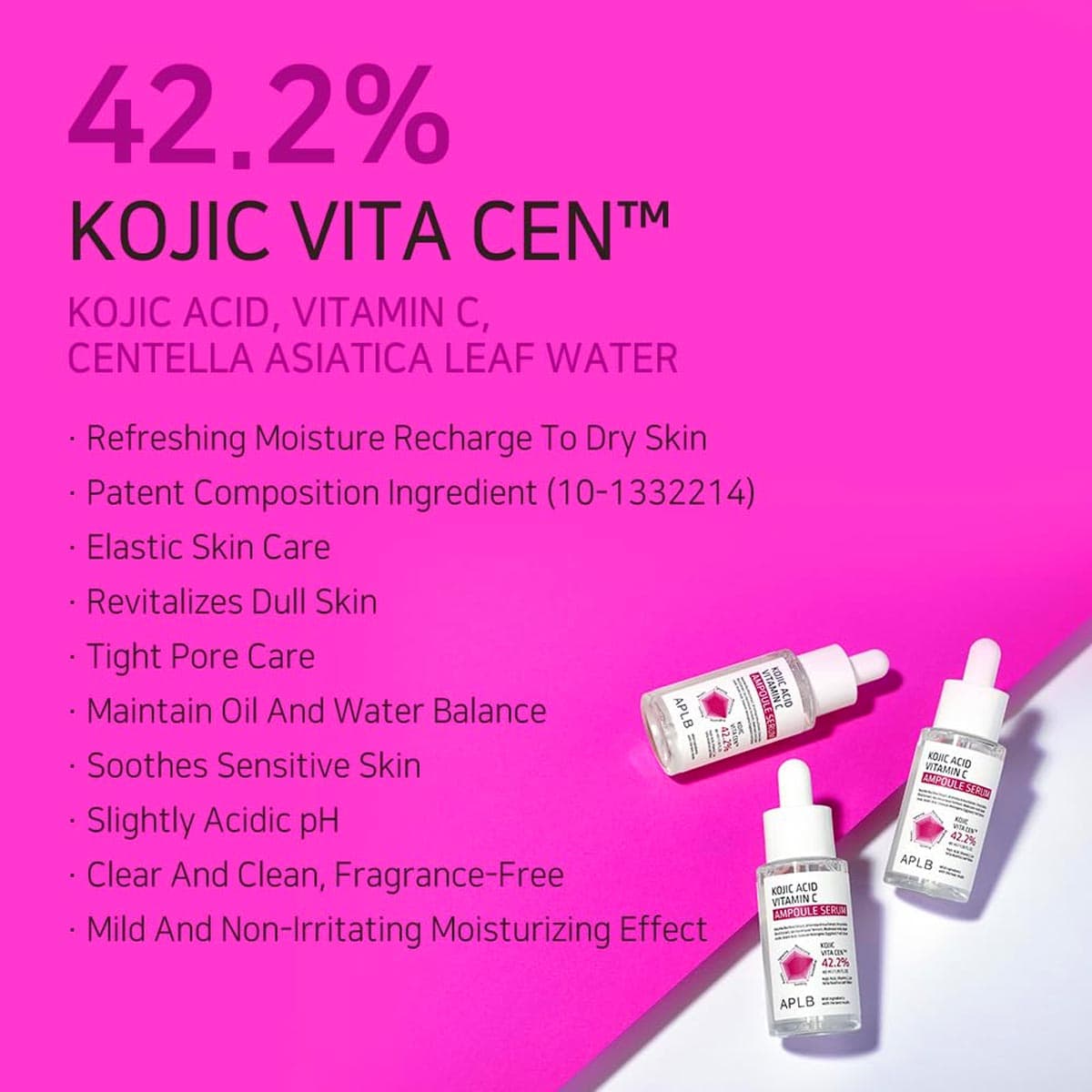 APLB Kojic Acid Vitamin C Ampoule Serum