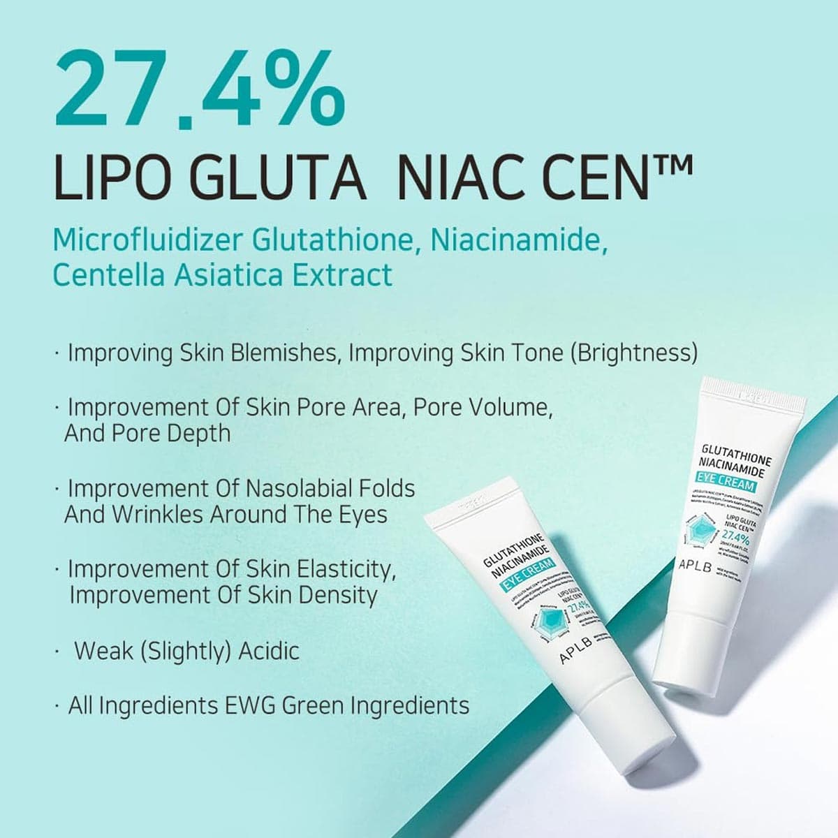 APLB Glutathione Niacinamide Eye Cream