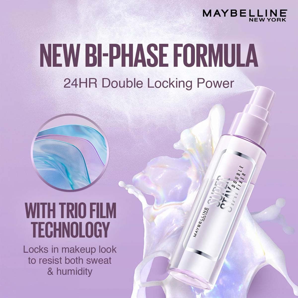 Maybelline Superstay Double Fixer Setting Spray