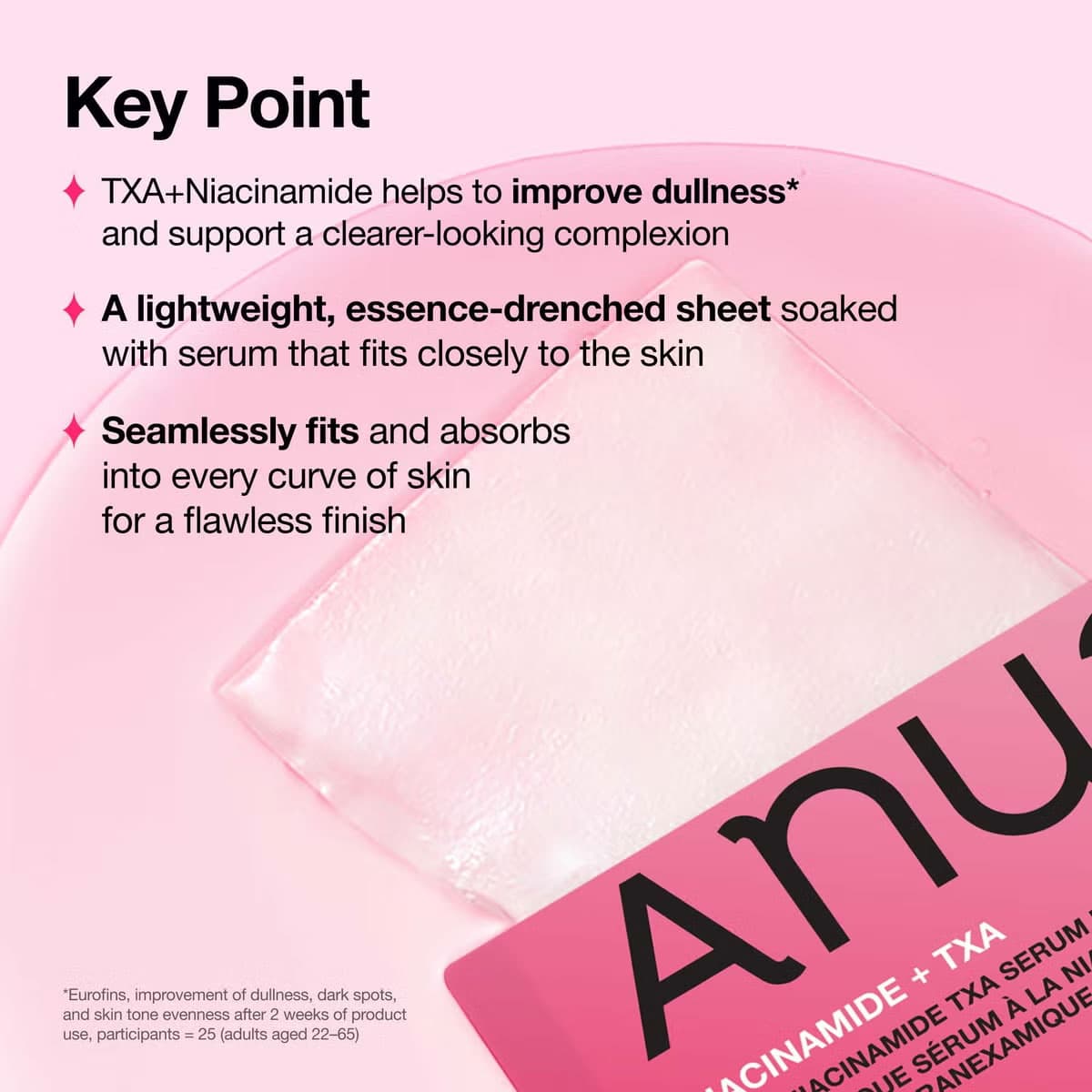 Anua K-Pop Demon Hunters Niacinamide + TXA Serum Mask