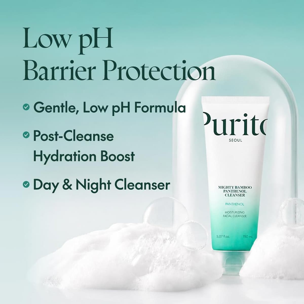 Purito Mighty Bamboo Panthenol Cleanser