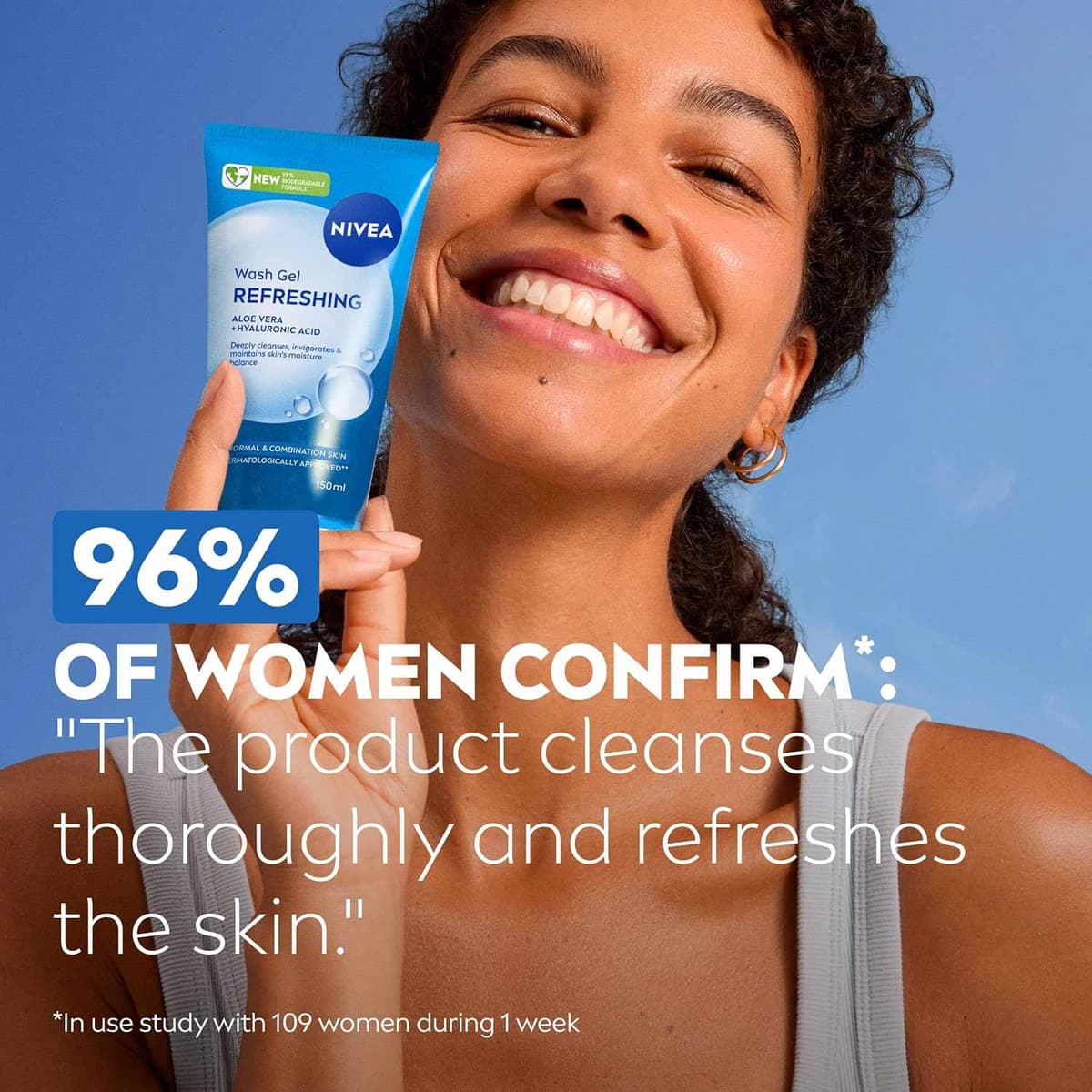 Nivea Refreshing Face Wash Gel with Hyaluronic Acid