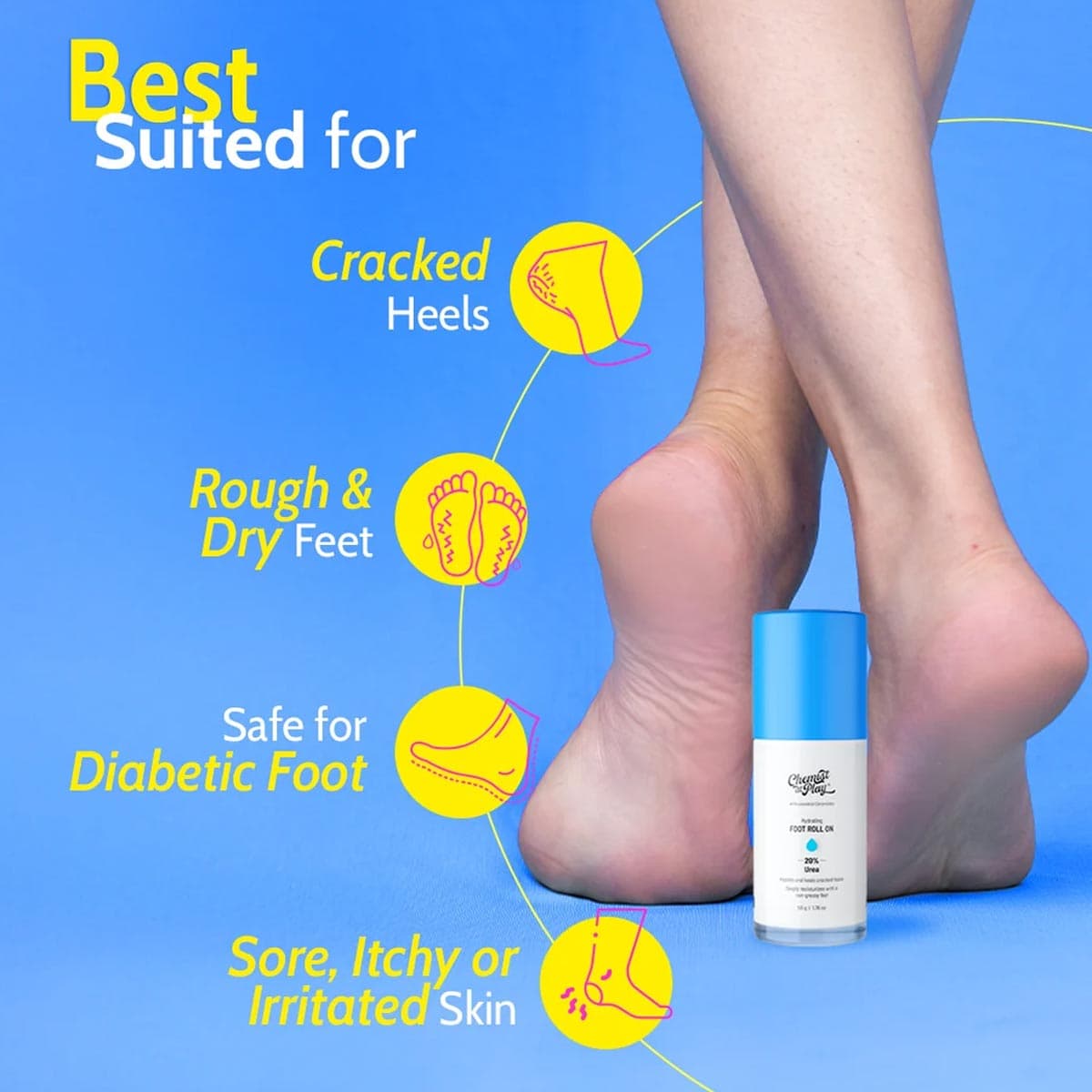 Chemist at Play 20% Urea + 1% Amino Acid Complax + AHA + BHA Foot Roll On
