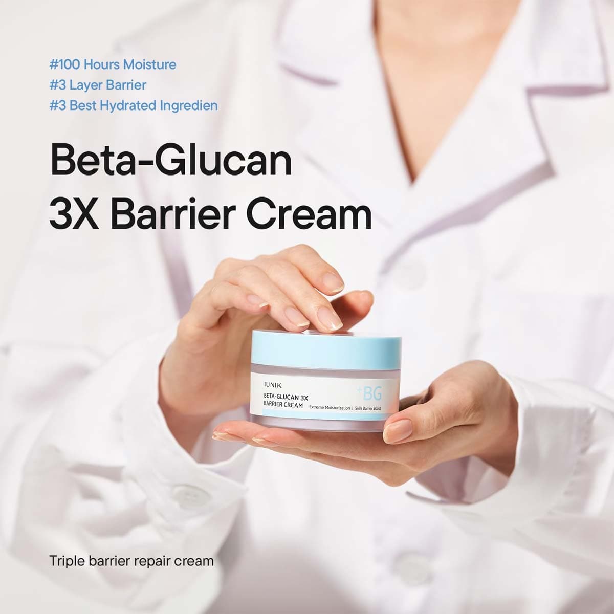 iUNIK Beta Glucan 3X Barrier Cream