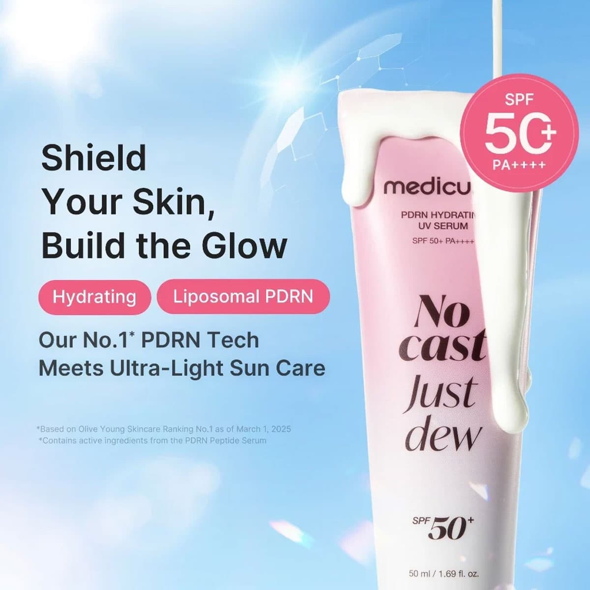 Medicube PDRN Hydrating UV Serum SPF50+ PA++++