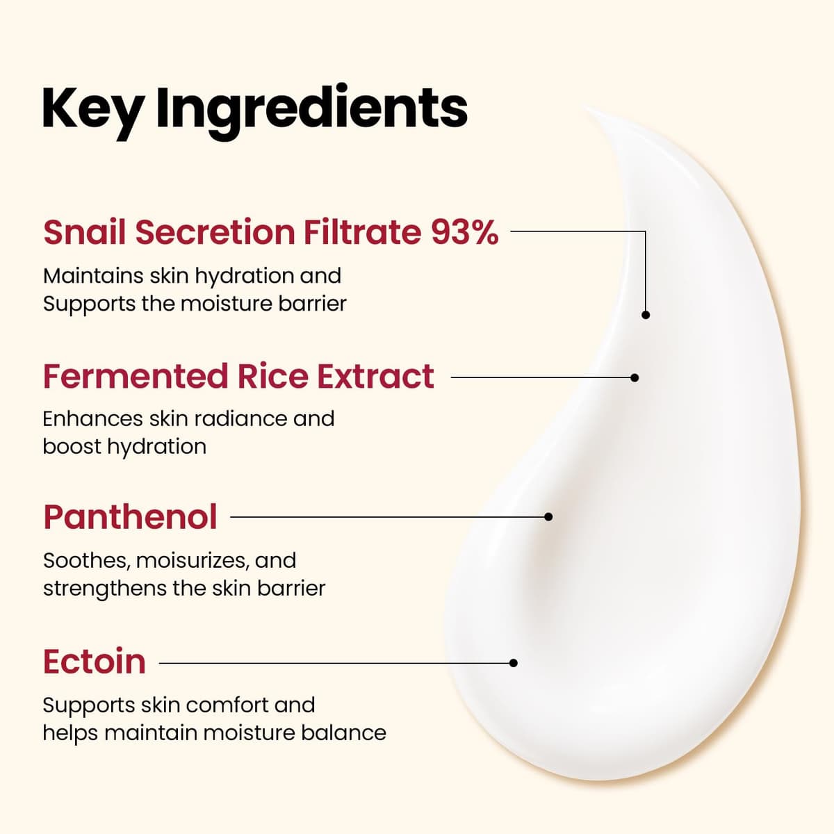 K SECRET SEOUL 1988 Cream : Snail Mucin 93% + Rice