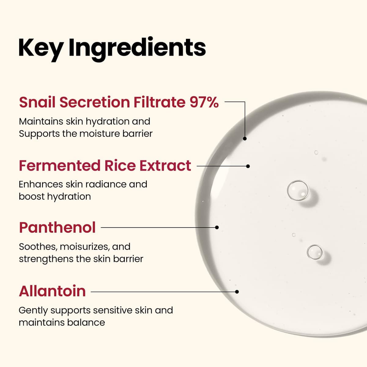 K SECRET SEOUL 1988 ESSENCE : SNAIL MUCIN 97% + RICE