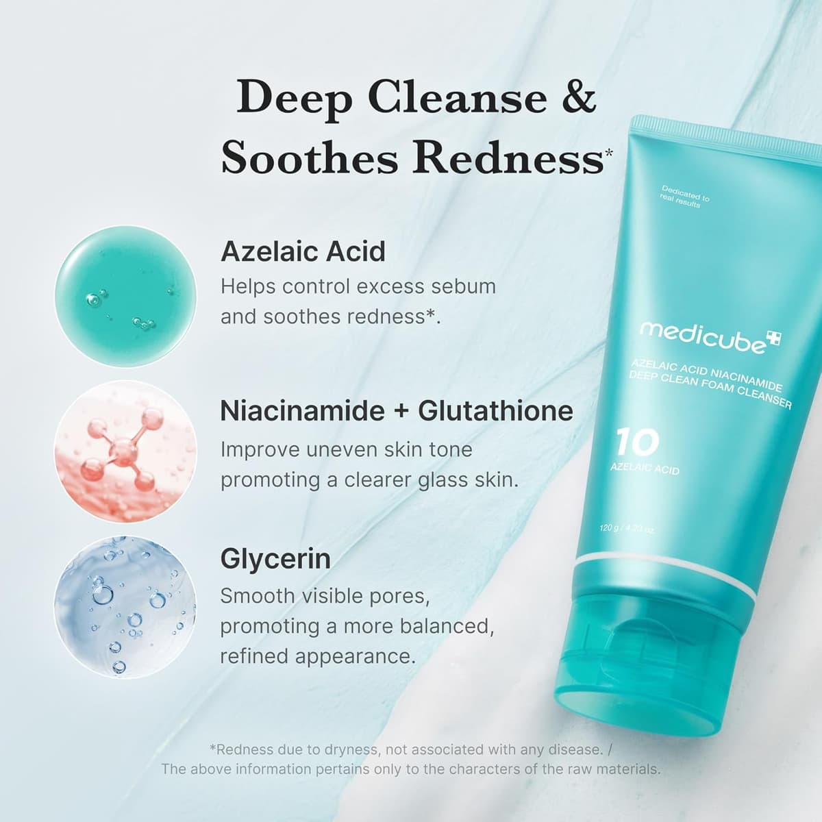 Medicube Azelaic Acid Niacinamide Deep Clean Foam Cleanser