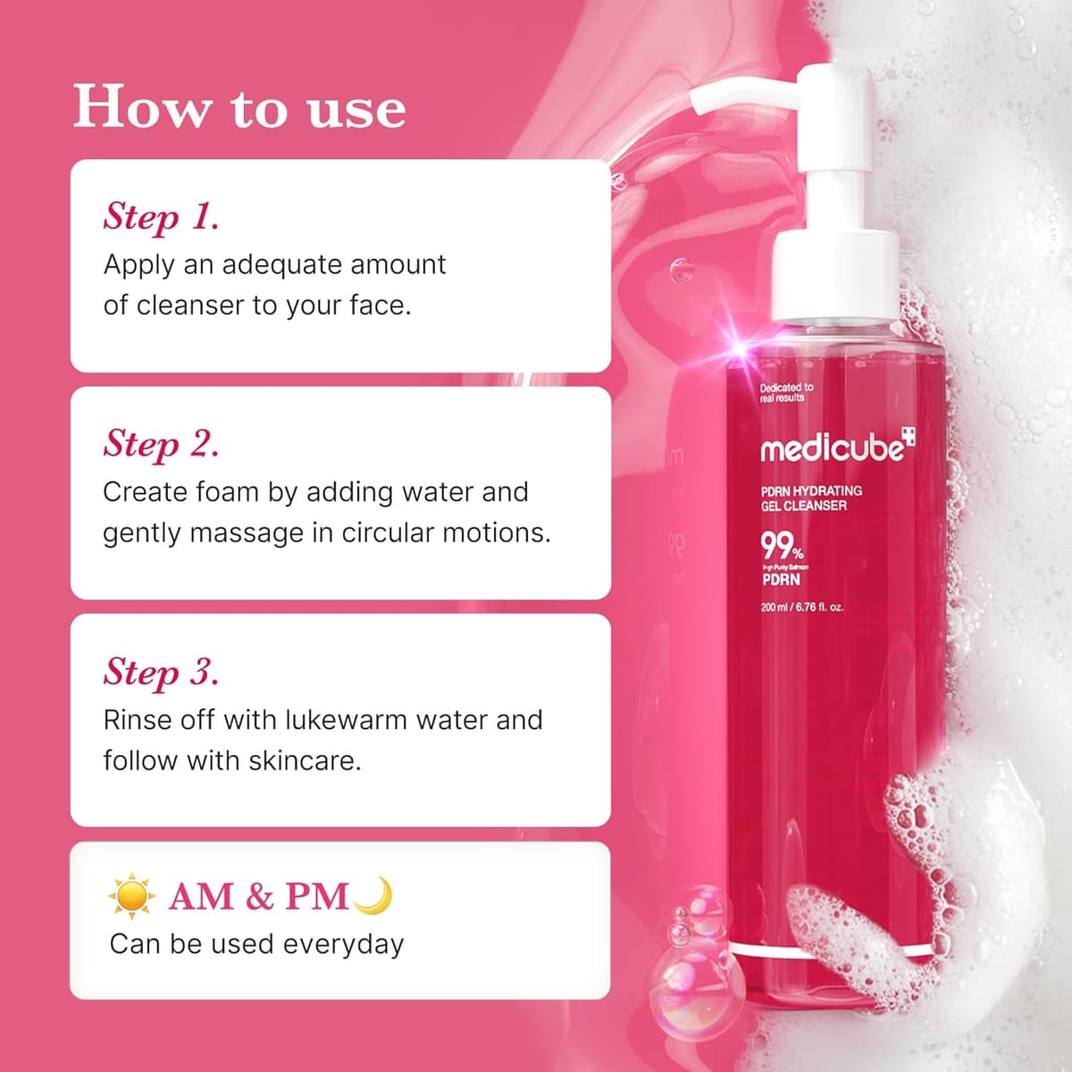 Medicube PDRN Hydrating Gel Cleanser