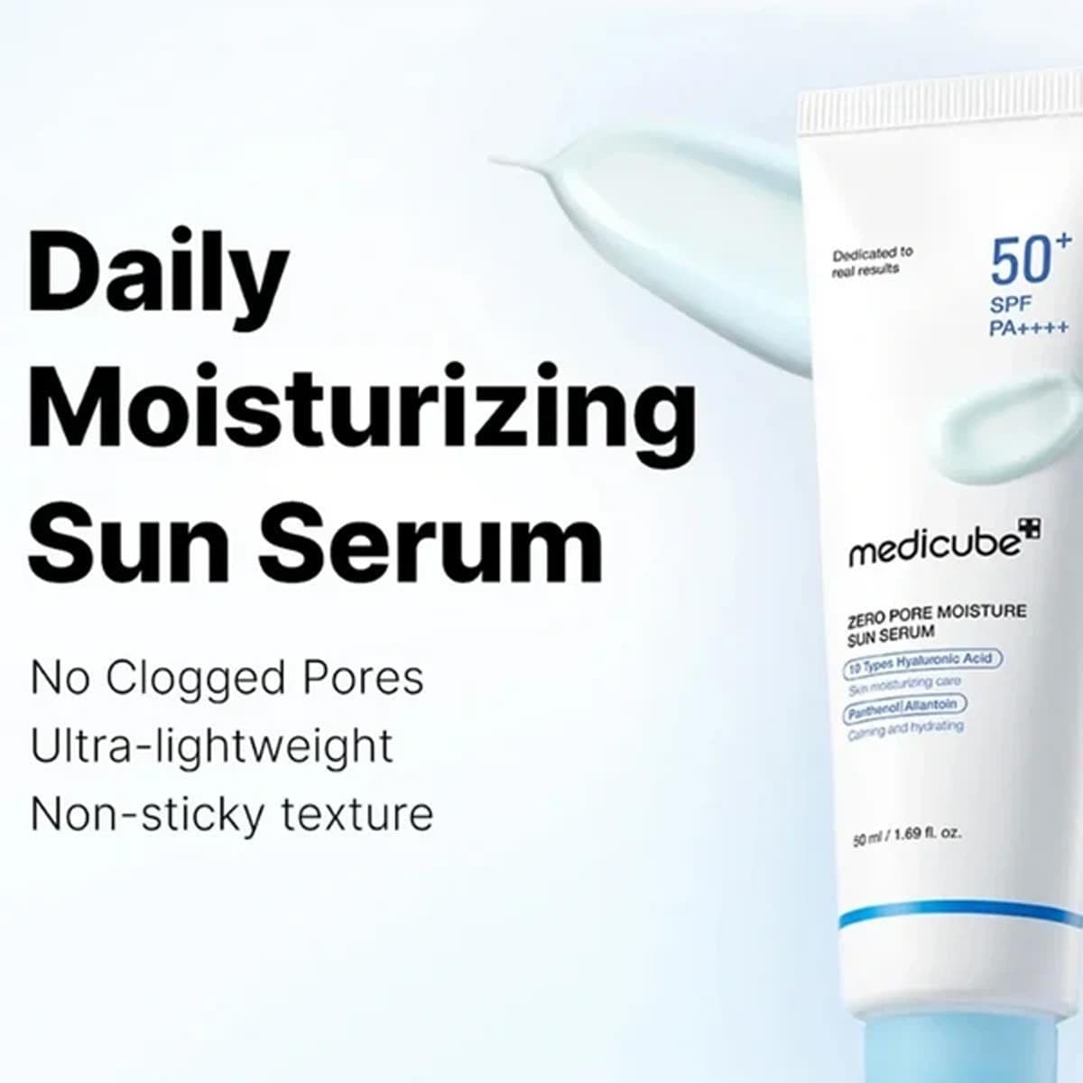 Medicube Zero Pore Moisture Sun Serum 50+ SPF PA++++