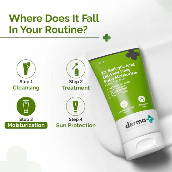 The Derma Co 1% Salicylic Acid Oil-Free Face Moisturizer