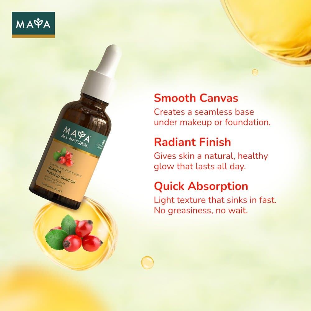 MAYA All Natural Spanish Rosehip Seed Oil