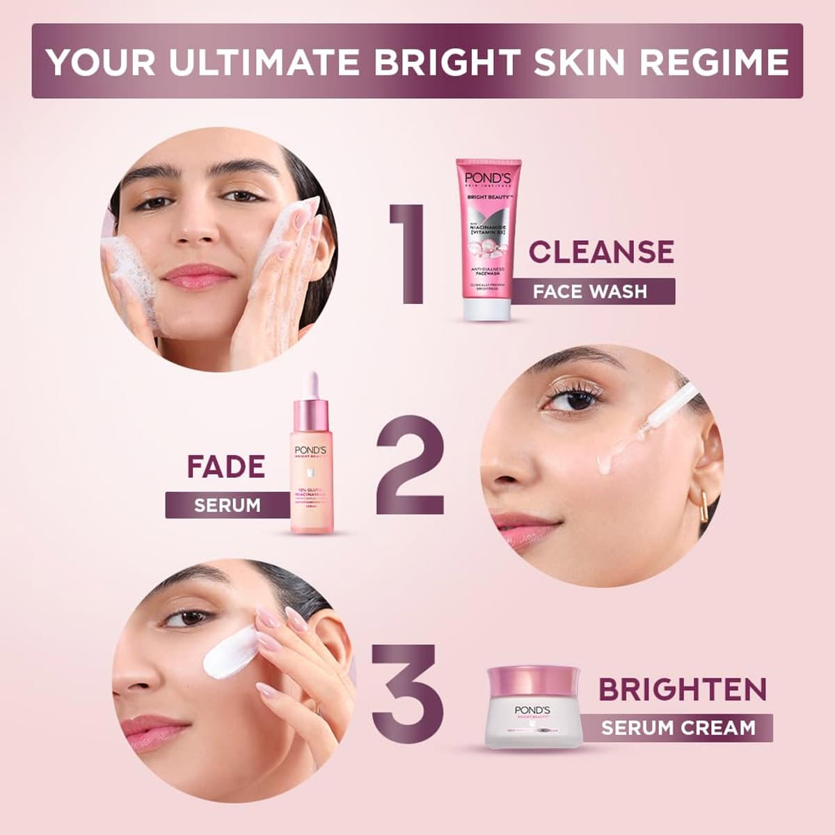 Ponds Bright Beauty Serum Cream 35g (IMPORTED)