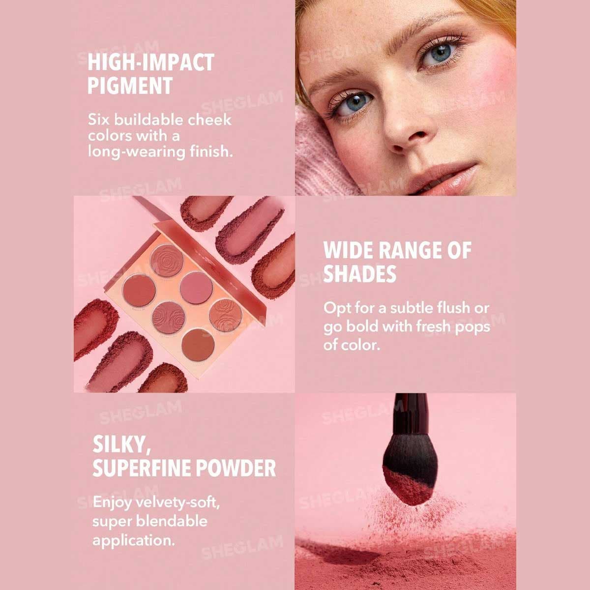 Sheglam Floral Flush Blush Palette (Cottage Core Garden)