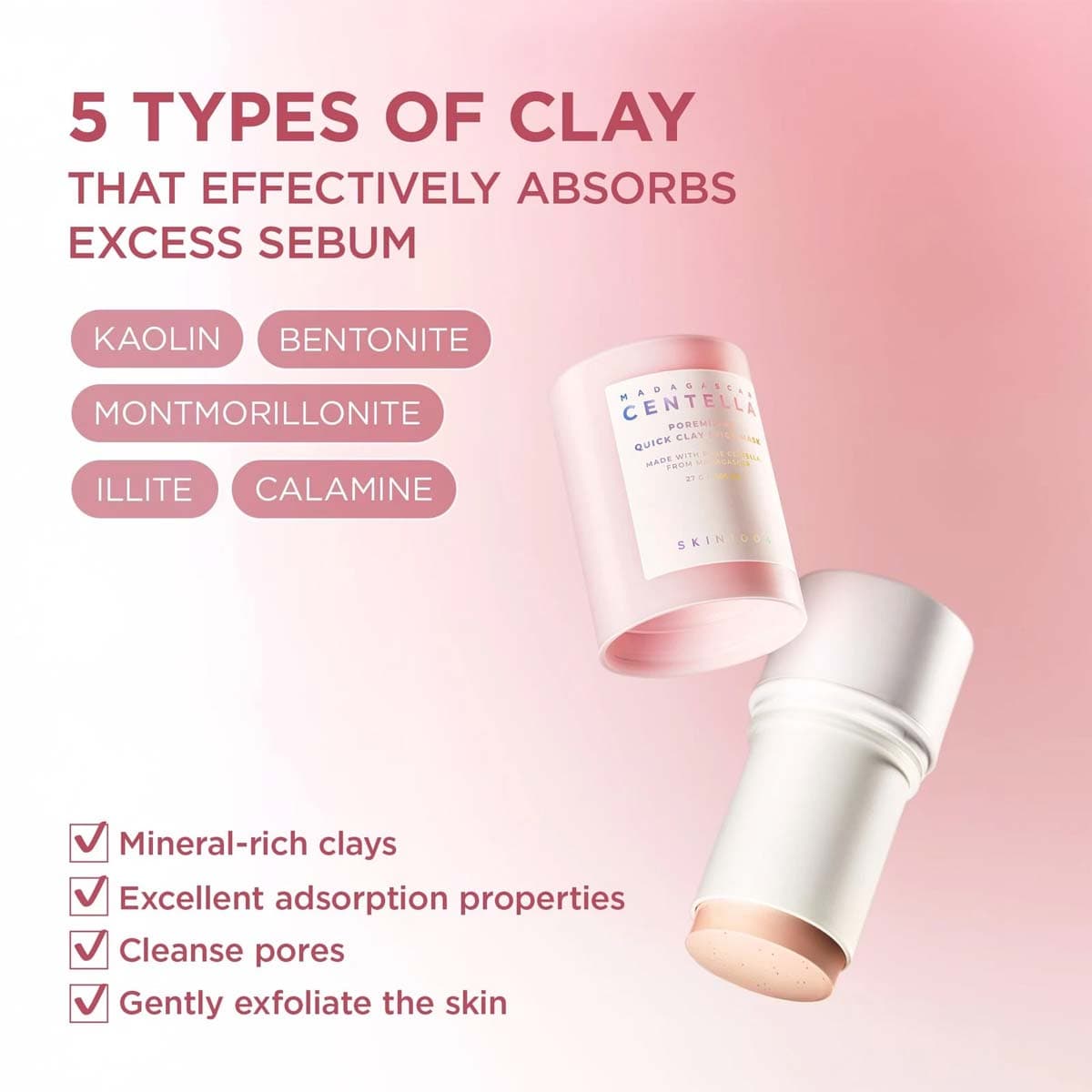 Skin1004 Poremizing Quick Clay Stick Mask (Exp - Oct/2027)