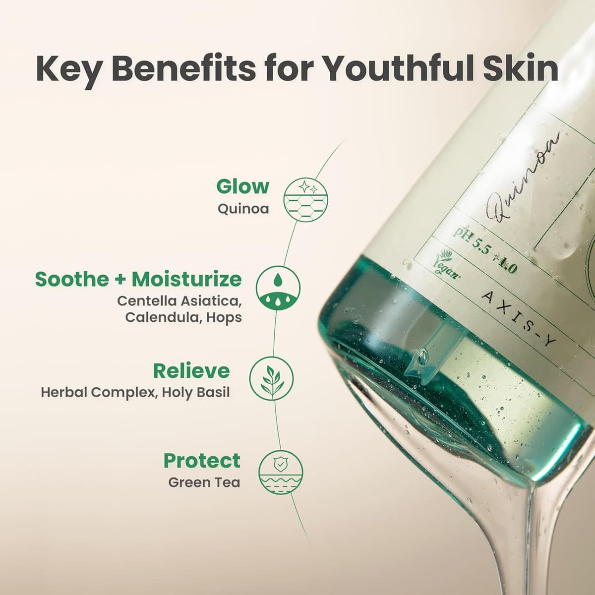 Axis Y Quinoa One Step Balanced Gel Cleanser