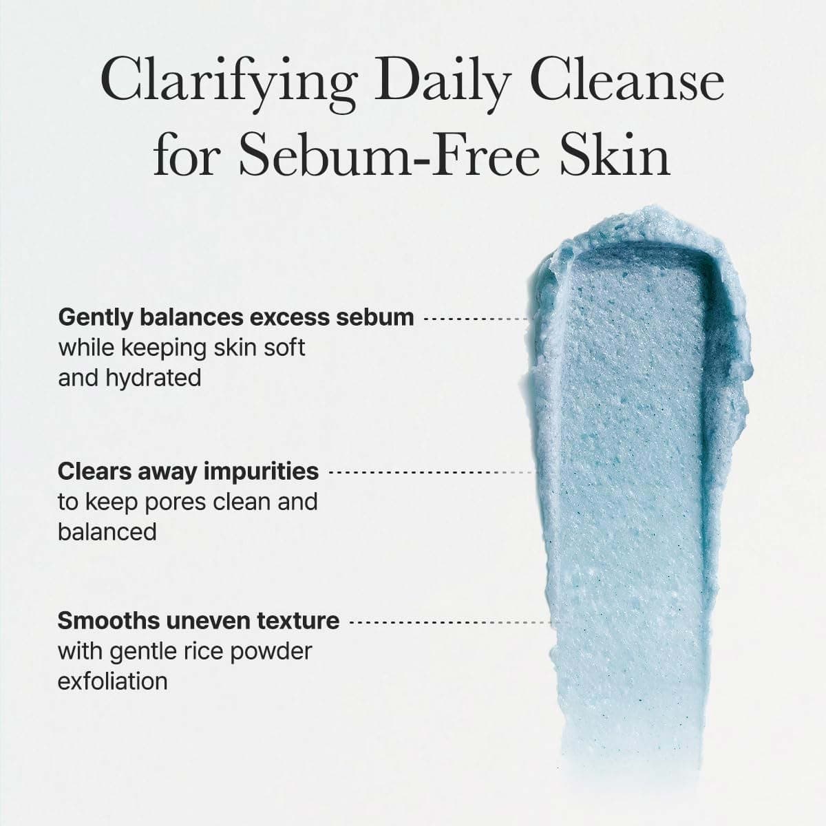 Arencia Fresh Blue Hyssop Rice Mochi Cleanser