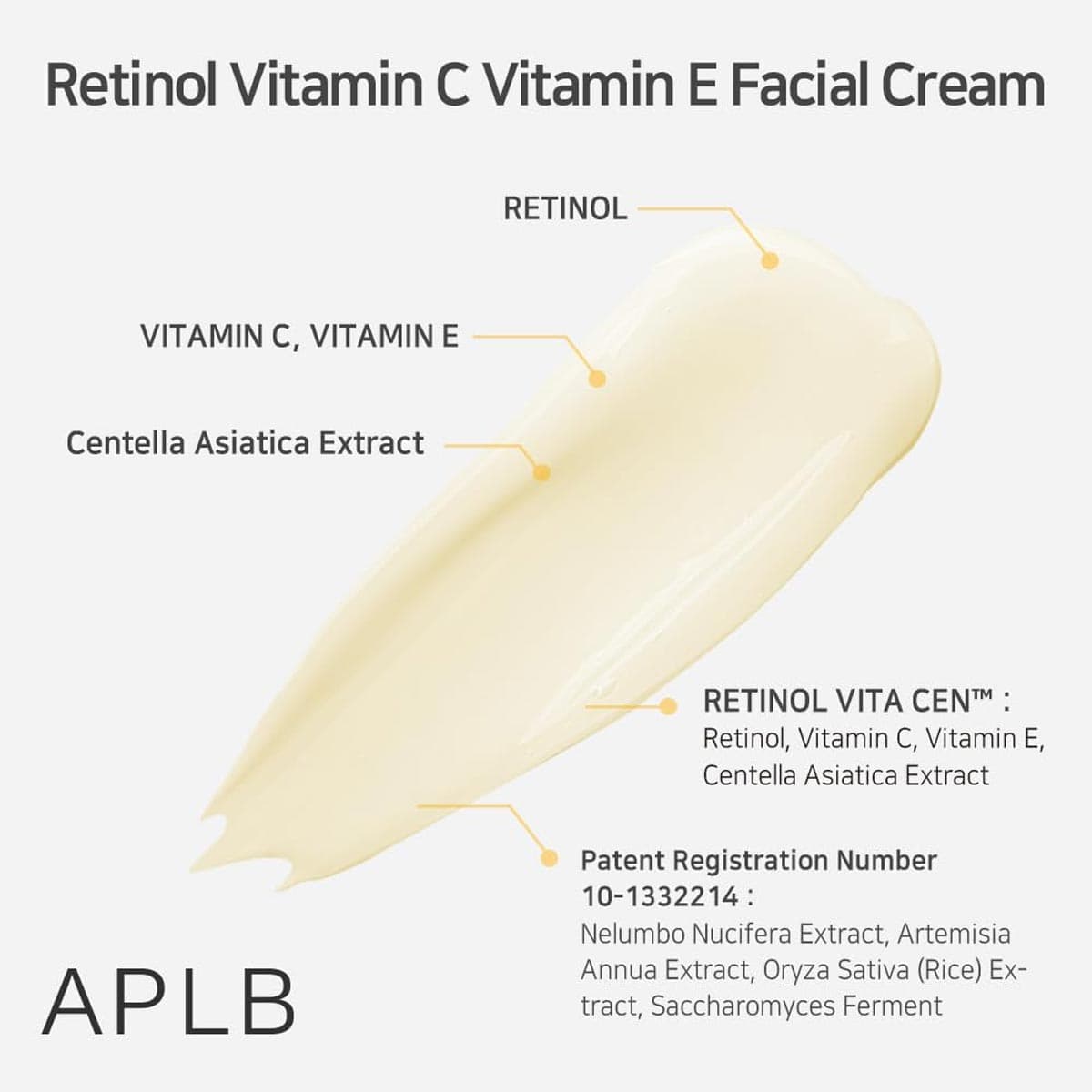 APLB Retinol Vitamin C Vitamin E Facial Cream