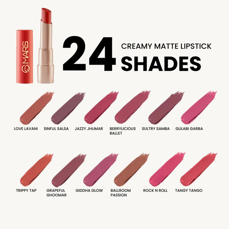 Mars Creamy Matte Lipstick