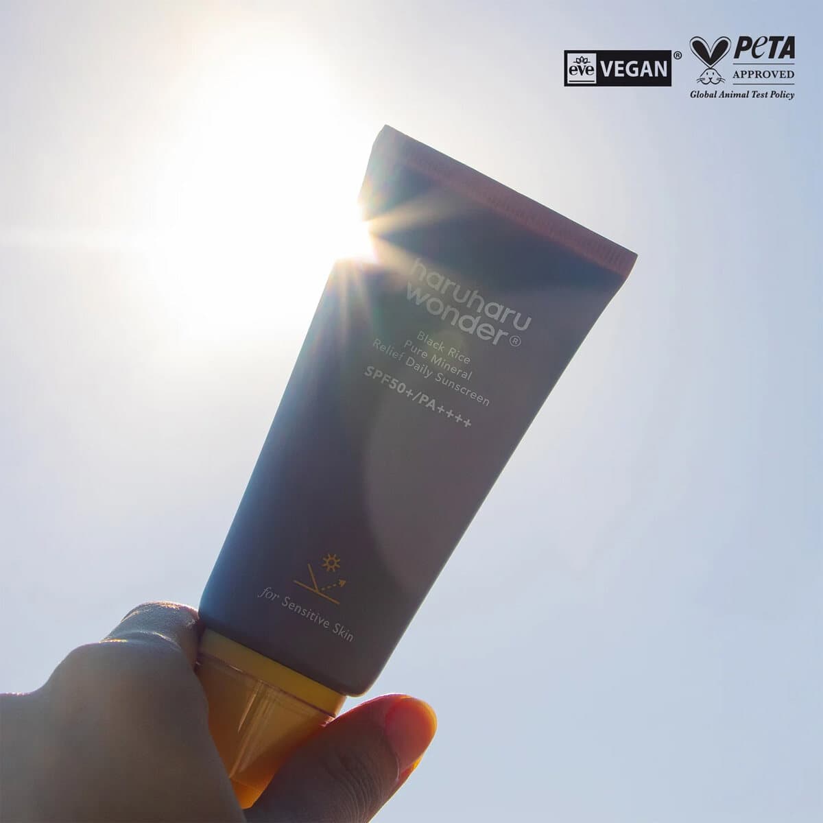 haruharu Black Rice Pure Mineral Relief Daily Sunscreen SPF50+/PA++++