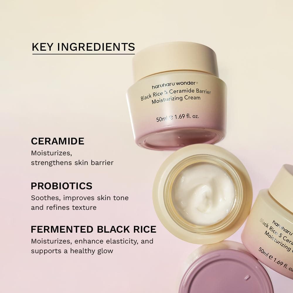 haruharu Black Rice 5 Ceramide Barrier Moisturizing Cream