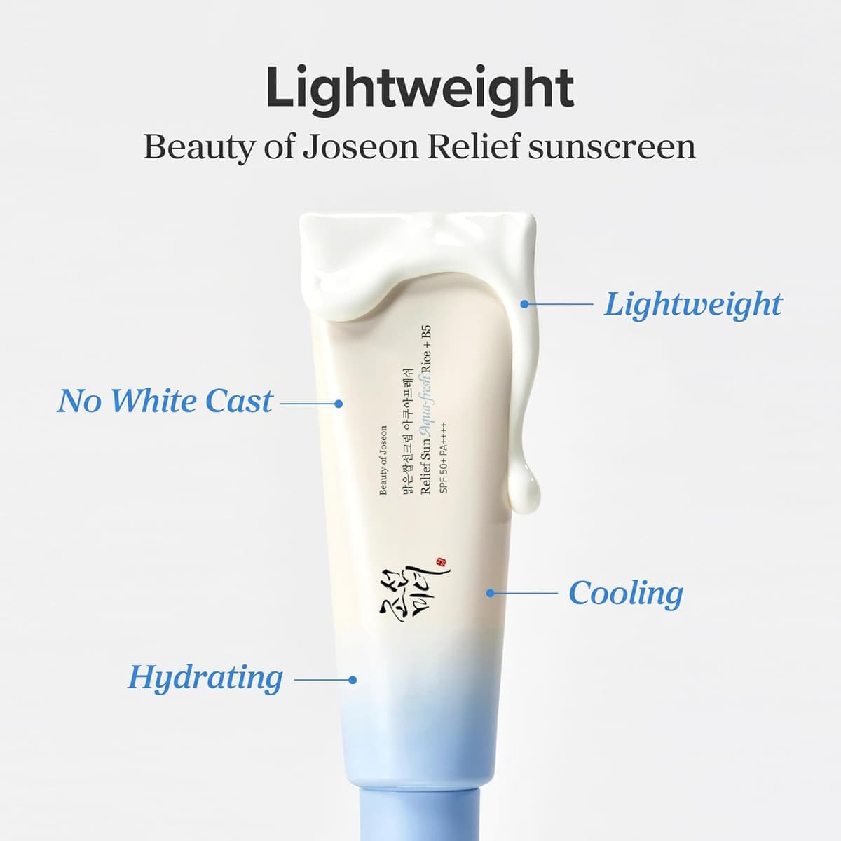 Beauty of Joseon Relief Sun Aqua-fresh  Rice + B5 (SPF50+ PA++++)