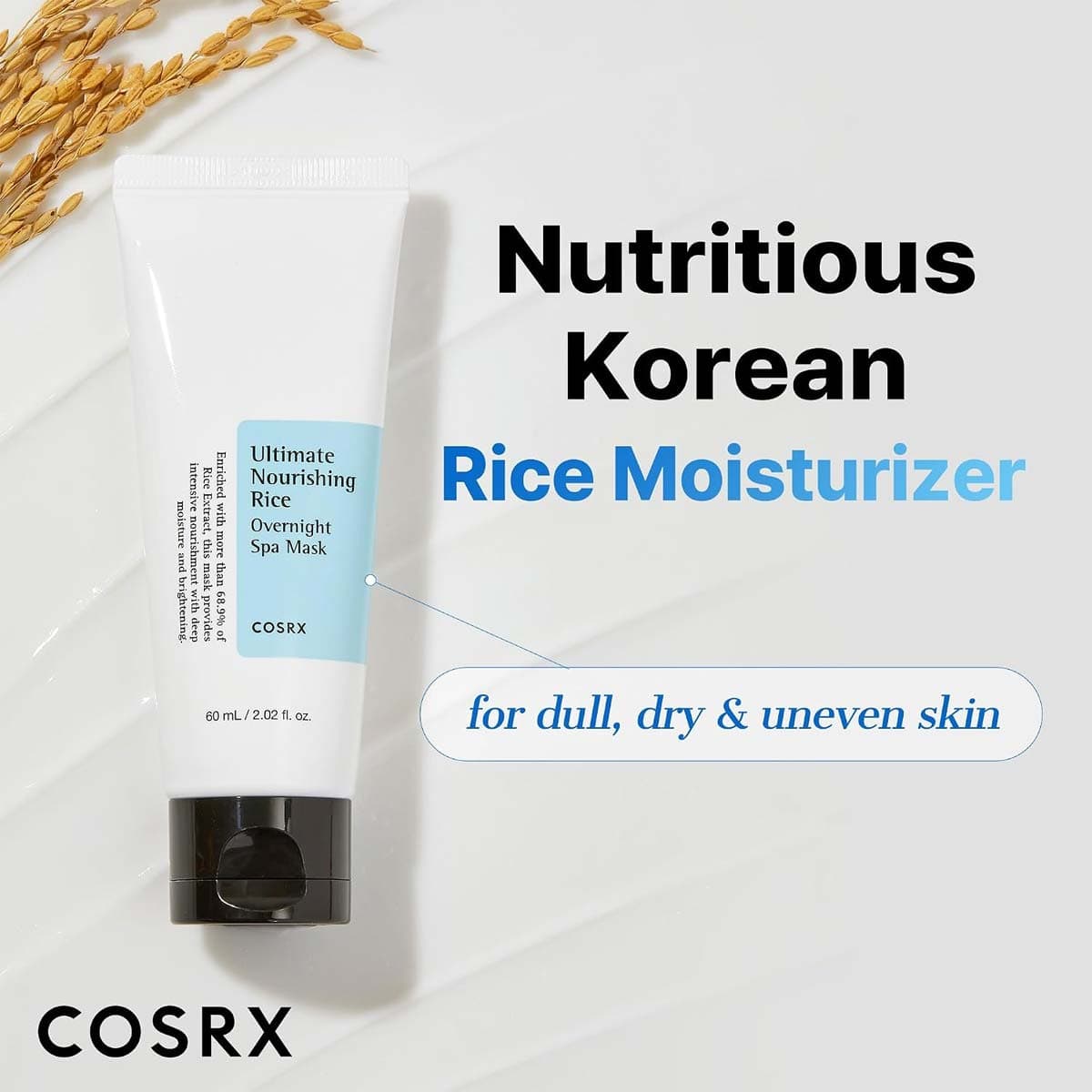 Cosrx Ultimate Nourishing Rice Overnight Spa Mask
