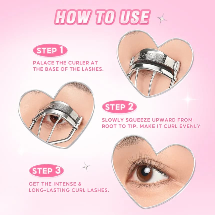 Pink Flash Eyelash Curler PF-T18
