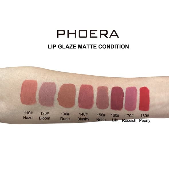 Phoera Durable Duoglam Liquid Lipstick + Lip Gloss