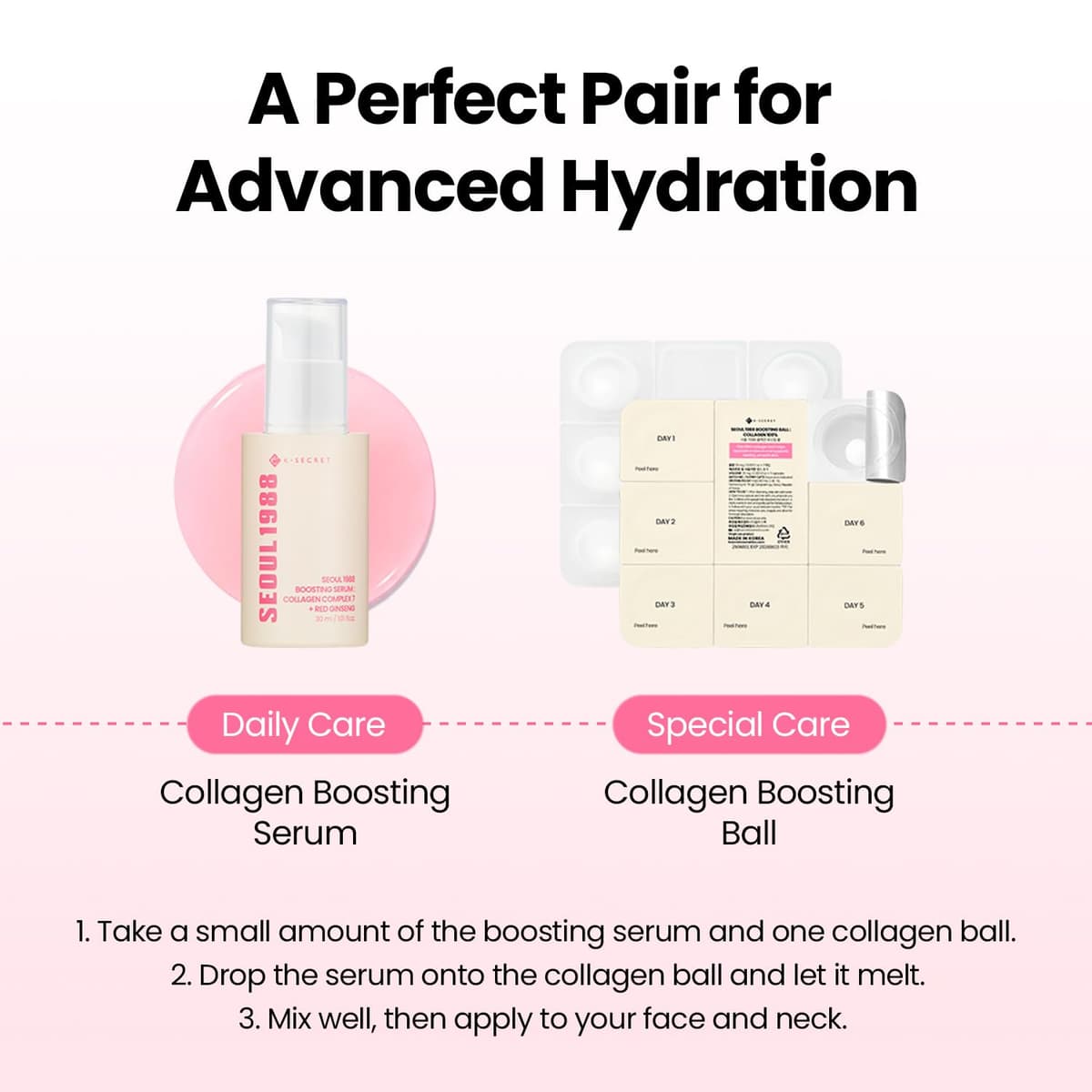 K SECRET SEOUL 1988 Boosting Ball Collagen 100%