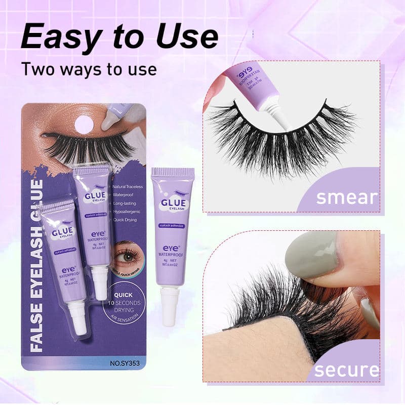 LMLTOP 2pcs False Eyelash Glue